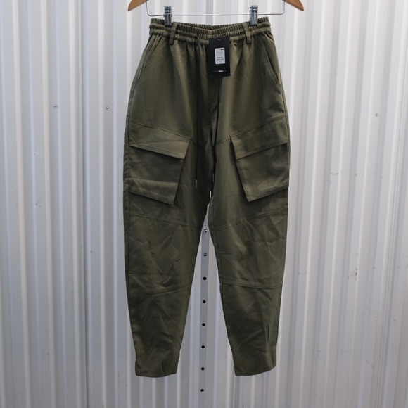 Fashion Nova Pants - Fashion Nova‎ Call Me Cargo Twill Joggers Olive Green Women's Size XS
